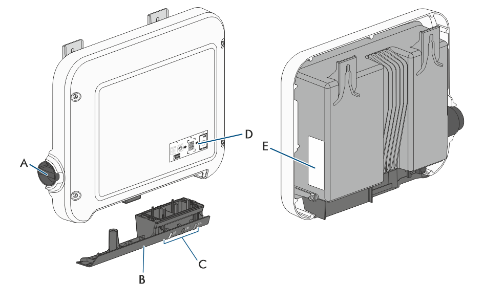 Colonnina di ricarica monofase 7.4kW SMA