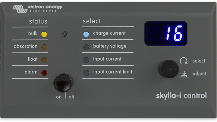 Pannello di controllo caricabatterie Skylla-i Control GX