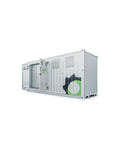 Cabina elettrica Shelter Serie C SecSun per impianti fotovoltaici