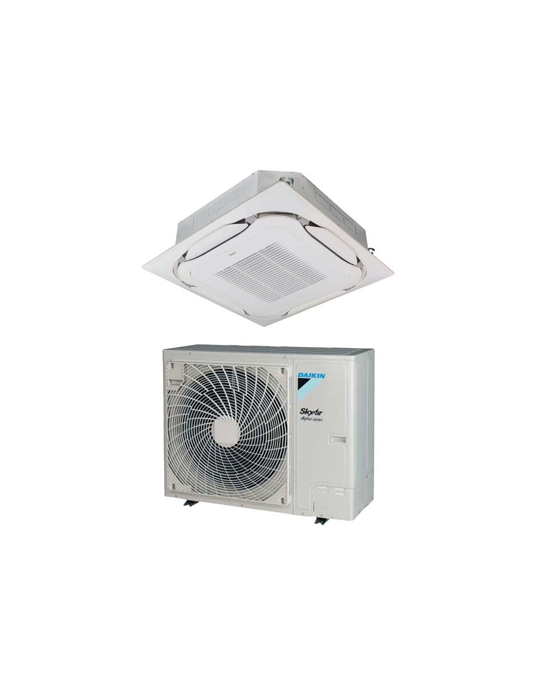 Condizionatore trifase cassetta a 4 vie Daikin Round Flow monosplit 36000 BTU classe A++ inverter