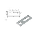 Contact Italia ACC0001-M12D piastra connessione profilo M12 - immagine tecnica indicativa