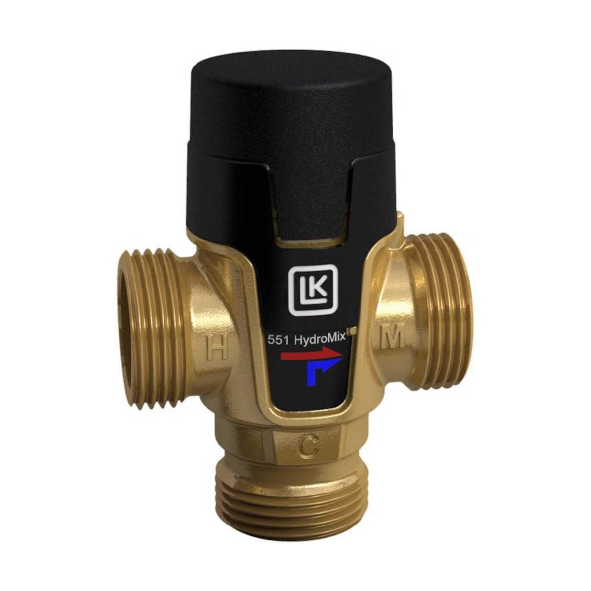 Miscelatore termostatico Hydro Mix LK 551 filetto maschio 3/4" - 35-65 °C