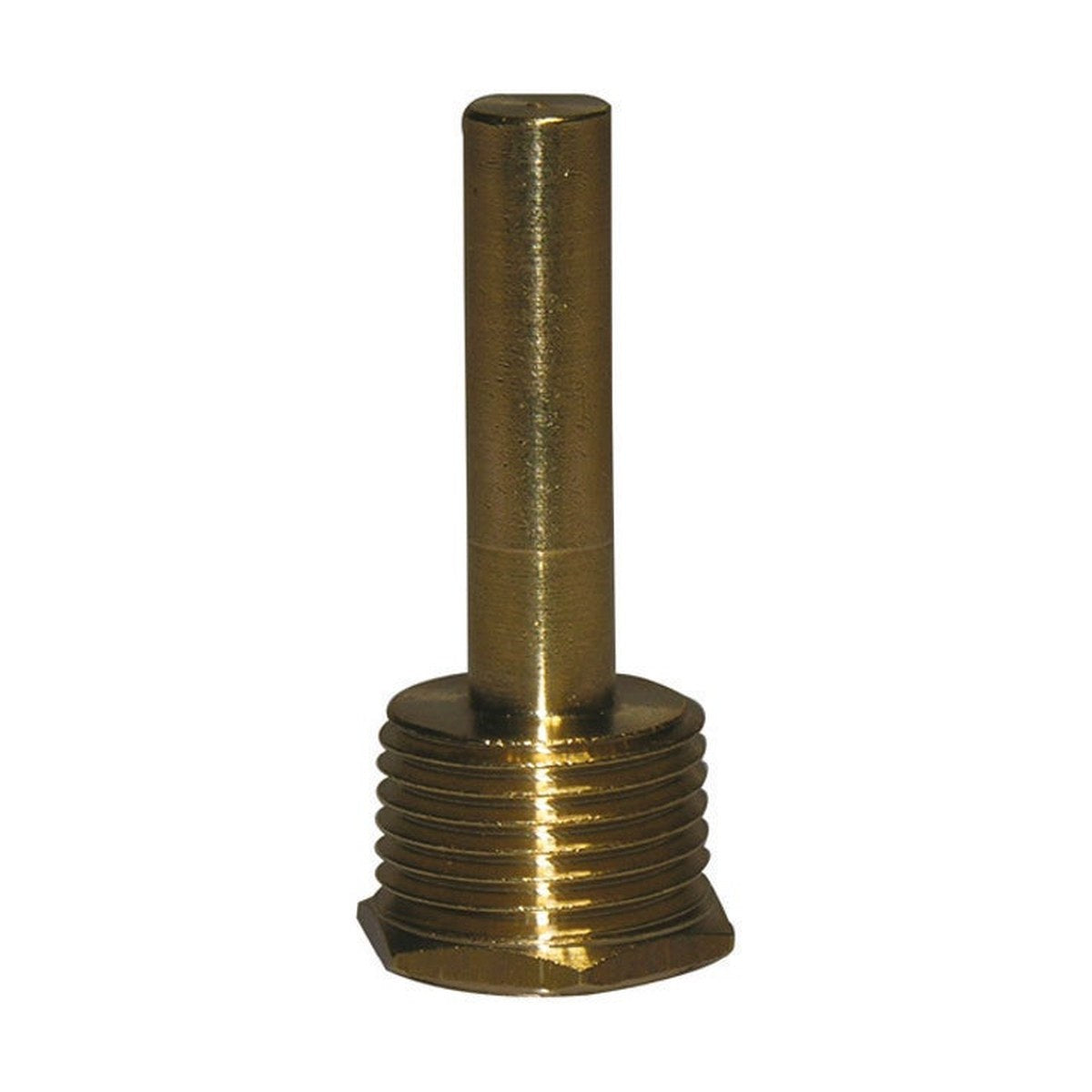 Pozzetto per sonda 1/2" gas conico 5 cm per bulbo Ø 7x9 mm