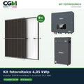 Kit fotovoltaico monofase 4050W inverter 3.68kW batteria al litio 10.2kWh LV ZSX5000 S Zucchetti - CGM Energia e Casa