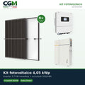 Kit fotovoltaico monofase 4050W inverter Solax Power 3.7kW LV batteria al litio TP-LD53 10.6KWh - CGM Energia e Casa