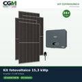 Kit fotovoltaico trifase 15300W inverter di stringa 15kW Zucchetti connesso in rete - CGM Energia e Casa