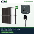 Kit fotovoltaico monofase 4950W inverter di stringa TLM 4.6kW Zucchetti connesso in rete - CGM Energia e Casa