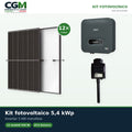 Kit fotovoltaico monofase 5400W inverter di stringa TLM 5kW Zucchetti connesso in rete - CGM Energia e Casa