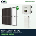 Kit fotovoltaico monofase 8100W inverter 7.5kW batteria al litio 10.8KWh TP-HS36 Solax Power - CGM Energia e Casa