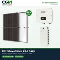Kit fotovoltaico trifase 20700W inverter 20kW batteria al litio 18KWh TP-HS36 Solax Power - CGM Energia e Casa