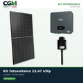 Kit fotovoltaico trifase 15470W inverter di stringa 15kW Zucchetti connesso in rete - CGM Energia e Casa