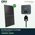 Kit fotovoltaico trifase 11900W inverter di stringa 11kW Zucchetti connesso in rete - CGM Energia e Casa
