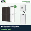 Kit fotovoltaico trifase 20020W inverter 20kW MB0 Huawei batteria al litio 15kWh LUNA2000 BMS - CGM Energia e Casa