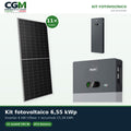 Kit fotovoltaico All in one trifase 6545W inverter 6kW accumulo 15.36kWh Zucchetti - CGM Energia e Casa