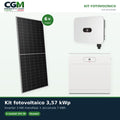 Kit fotovoltaico monofase 3570W inverter 3kW LB0 Huawei batteria al litio 7kWh LUNA2000 - CGM Energia e Casa