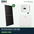 Kit fotovoltaico monofase 5355W inverter 4.6kW LB0 Huawei batteria al litio 14kWh LUNA2000 - CGM Energia e Casa