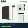 Kit fotovoltaico monofase 8100W inverter 7.5kW batteria al litio 5.8KWh T-BAT-H5.8 Solax Power - CGM Energia e Casa