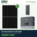 Kit fotovoltaico All in one trifase 6825W inverter 6kW accumulo 10.24kWh Zucchetti - CGM Energia e Casa