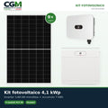 Kit fotovoltaico monofase 4095W inverter 3.68kW Huawei batteria al litio 7kWh LUNA2000 - CGM Energia e Casa