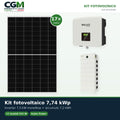 Kit fotovoltaico monofase 7735W inverter 7.5kW batteria al litio 7.2KWh TP-HS36 Solax Power - CGM Energia e Casa