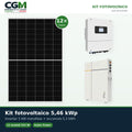 Kit fotovoltaico monofase 5460W inverter 5kW LV batteria al litio 5.3KWh TP-LD53 Solax Power - CGM Energia e Casa