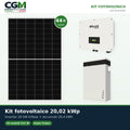 Kit fotovoltaico trifase 20020W inverter 20kW litio 23.2KWh T-BAT-H5.8 Solax Power - CGM Energia e Casa