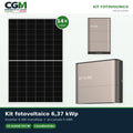 Kit fotovoltaico monofase 6370W inverter 6kW EP CUBE batteria al litio 5kWh CanadianSolar - CGM Energia e Casa