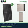 Kit fotovoltaico monofase 7140W inverter 6kW EP CUBE batteria al litio 15kWh CanadianSolar - CGM Energia e Casa