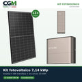 Kit fotovoltaico monofase 7140W inverter 6kW EP CUBE batteria al litio 20kWh CanadianSolar - CGM Energia e Casa