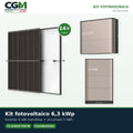 Kit fotovoltaico monofase 6300W inverter 6kW EP CUBE batteria al litio 5kWh CanadianSolar - CGM Energia e Casa