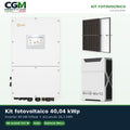 Kit fotovoltaico trifase 40040W inverter 40kW Solis litio 26.1kWh Weco EVO 5k3 - CGM Energia e Casa