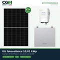 Kit fotovoltaico trifase 10010W inverter 10kW Solis LV batteria al litio 15.36kWh Dyness DL5.0C - CGM Energia e Casa