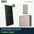 Kit fotovoltaico trifase 10710W inverter 10kW EP CUBE batteria al litio 10kWh CanadianSolar - CGM Energia e Casa