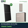 Kit fotovoltaico trifase 10710W inverter 10kW EP CUBE batteria al litio 15kWh CanadianSolar - CGM Energia e Casa