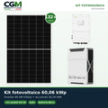 Kit fotovoltaico trifase 60060W inverter 60kW batteria al litio 36.54kWh Weco EVO 5k3 - CGM Energia e Casa