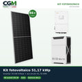 Kit fotovoltaico trifase 51170W inverter 50kW Solis batteria al litio 41.76kWh Weco EVO 5k3 - CGM Energia e Casa