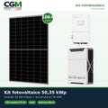 Kit fotovoltaico trifase 50350W inverter 50kW Solis litio 41.76kWh Weco EVO 5k3 - CGM Energia e Casa