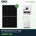Kit fotovoltaico monofase 6370W inverter 6kW Primo GEN24 batteria litio 6.3kWh Fronius Reserva - CGM Energia e Casa