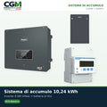 Sistema di accumulo trifase inverter 8kW Zucchetti batteria al litio HV ZBT 5K 10.24kWh - CGM Energia e Casa