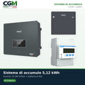 Sistema di accumulo trifase inverter 10kW Zucchetti batteria al litio HV ZBT 5K 5.12kWh - CGM Energia e Casa