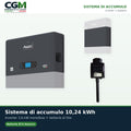 Sistema di accumulo All in one monofase inverter 3.68kW accumulo 10.24kWh Zucchetti - CGM Energia e Casa