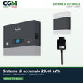 Sistema di accumulo All in one monofase inverter 5kW accumulo 20.48kWh Zucchetti - CGM Energia e Casa