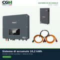 Sistema di accumulo monofase inverter 4.6kW Zucchetti batteria al litio 10.2kWh LV ZSX5000 S - CGM Energia e Casa