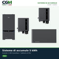 Sistema di accumulo monofase Haier LV inverter 3kW batteria al litio 5KWh - CGM Energia e Casa