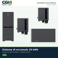 Sistema di accumulo monofase Haier LV inverter 6kW batteria al litio 10KWh - CGM Energia e Casa