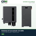 Sistema di accumulo monofase Haier LV inverter 6kW batteria al litio 15KWh BMS - CGM Energia e Casa