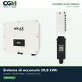 Sistema di accumulo trifase inverter 20kW batteria al litio 28.8KWh TP-HS36 Solax Power - CGM Energia e Casa