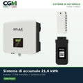 Sistema di accumulo monofase inverter 7.5kW batteria al litio 21.6KWh TP-HS36 Solax Power - CGM Energia e Casa