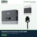 Sistema di accumulo All in one trifase inverter 10kW accumulo 10.24kWh Zucchetti - CGM Energia e Casa