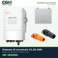 Sistema di accumulo trifase inverter 10kW Solis LV batteria al litio 15.36kWh Dyness DL5.0C - CGM Energia e Casa
